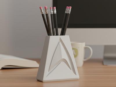 Star Trek Pencil holder - A Starfleet Tribute
