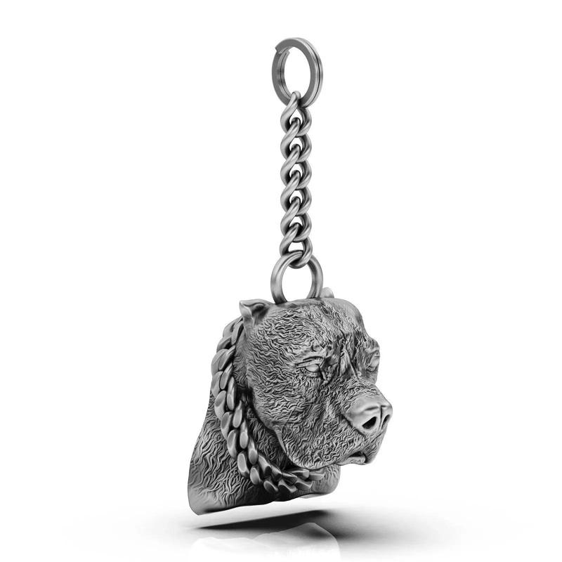 varna bulldog silver gold sterling printable jewelry 3D model