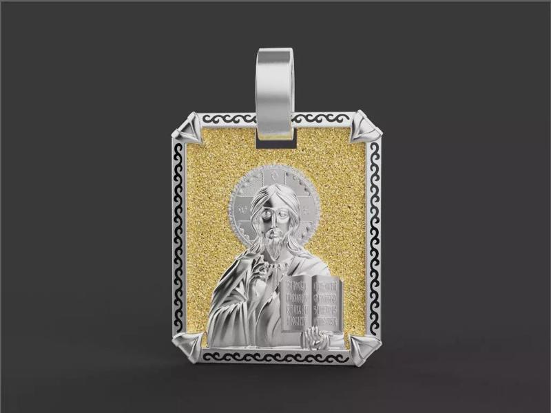 Christ Pantocrator Pendant 30774