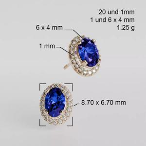 Oval earrings