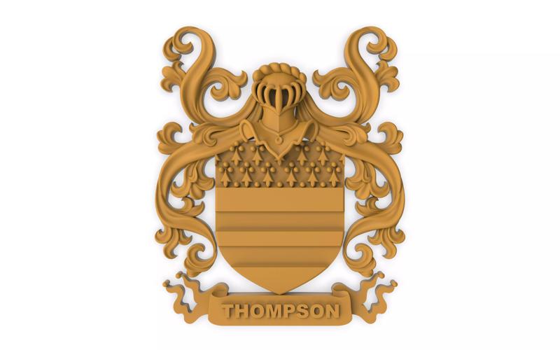 THOMPSON FAMILYCREST 3D PRINT MODEL