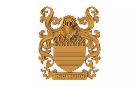 THOMPSON FAMILYCREST 3D PRINT MODEL