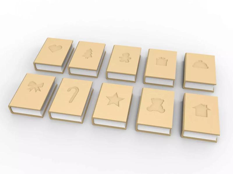 Book jewelry gift box