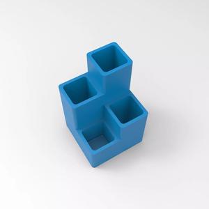 Skyscraper Desk Organizer  3D Printable  Office Accessory
