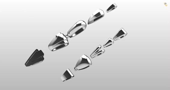 Bails for jewelry pendants
