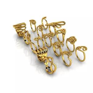 Assorted Various Collection of Free Form vintage Inspired Rings