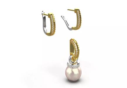Pearl Drop Earring Set Classic Shine with a Modern Touch ps0012