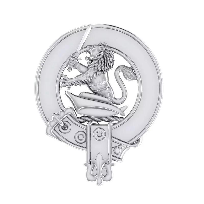 Family Clan Crest Primrose Clan Rampant lion shield