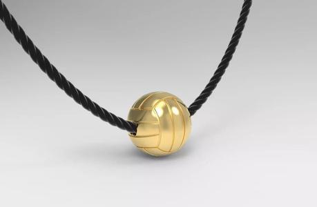 Valleyball pendant 3D print model