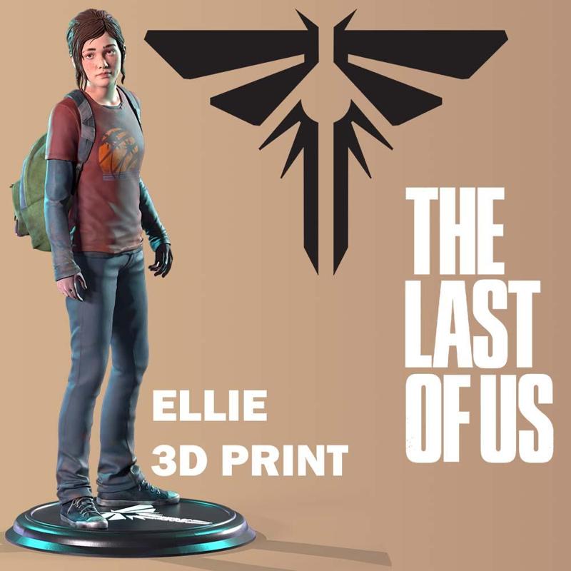 The last of us part 1  Ellie Williams+bust