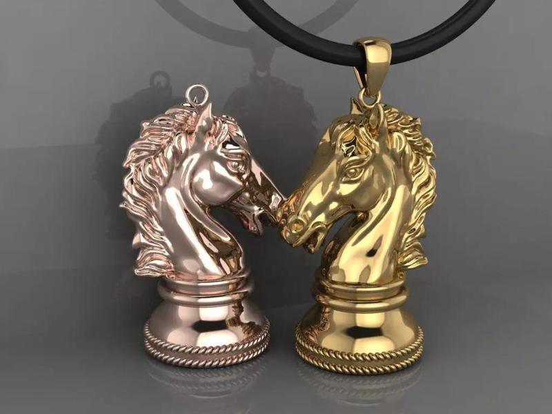 PENDANT CHESS HORSE