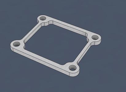 5 mm Intake Spacer Plate Yamaha DT 80 for VForce4