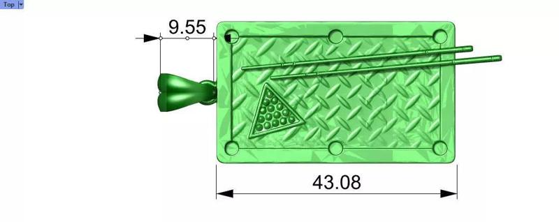 Billiards Pool Table Pendant Necklace Charm Jewelry 8ball