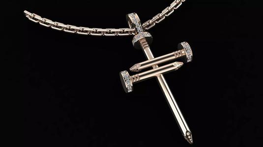 Cartier Elegant Cross a Nail Printing Model