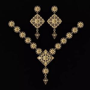 Beautiful Arabic Locket Sets with Chains