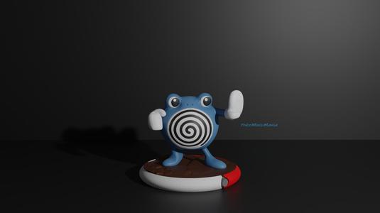 Poliwhirl pokemon 3D print model