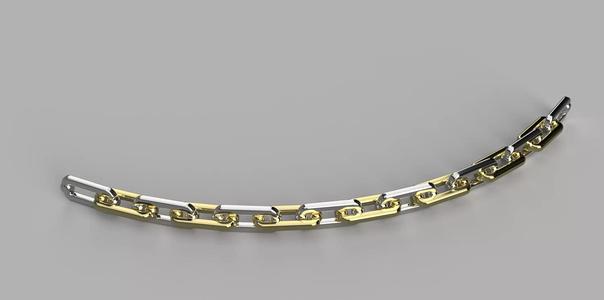 Square link chain