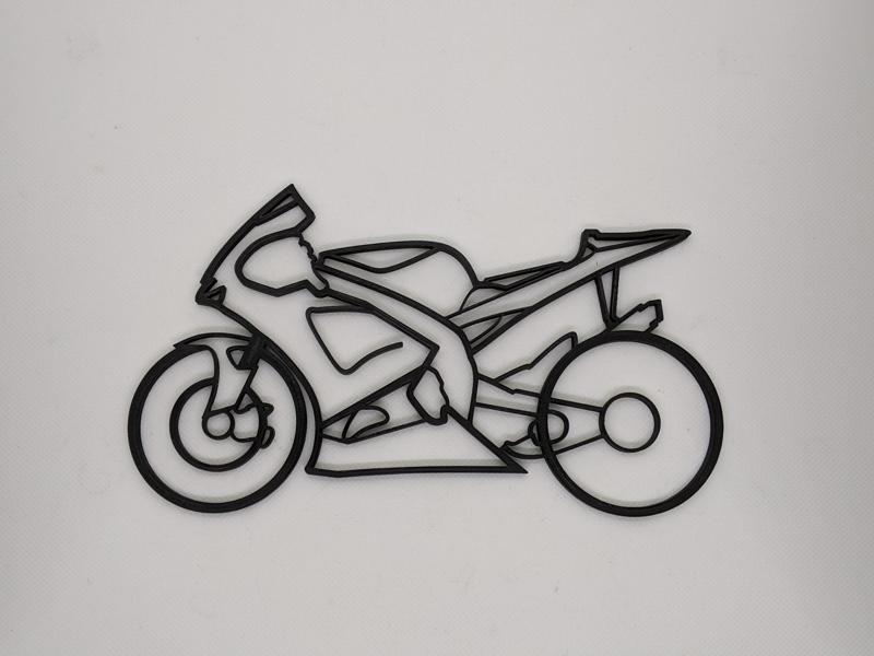 Yamaha M1 Valentino Rossi wall decoration