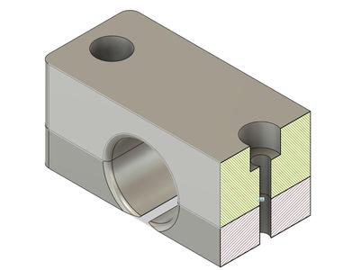 Voron 2.0 / 2.4 canbus umbilical gantry glider for 15mm cable diameter