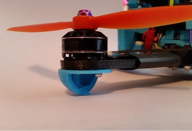 #2 Style Emax NightHawk 250 Motor Mount Feet (Half Dome Style #2)