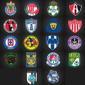 Liga MX Mexico 2025 Logos Shields Pack