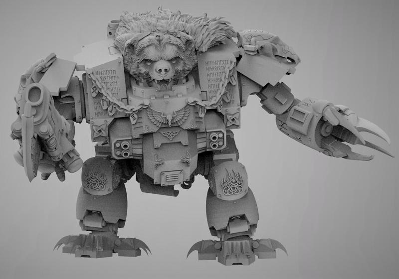 Bjorn Again Venerated Bear Mech - Modular