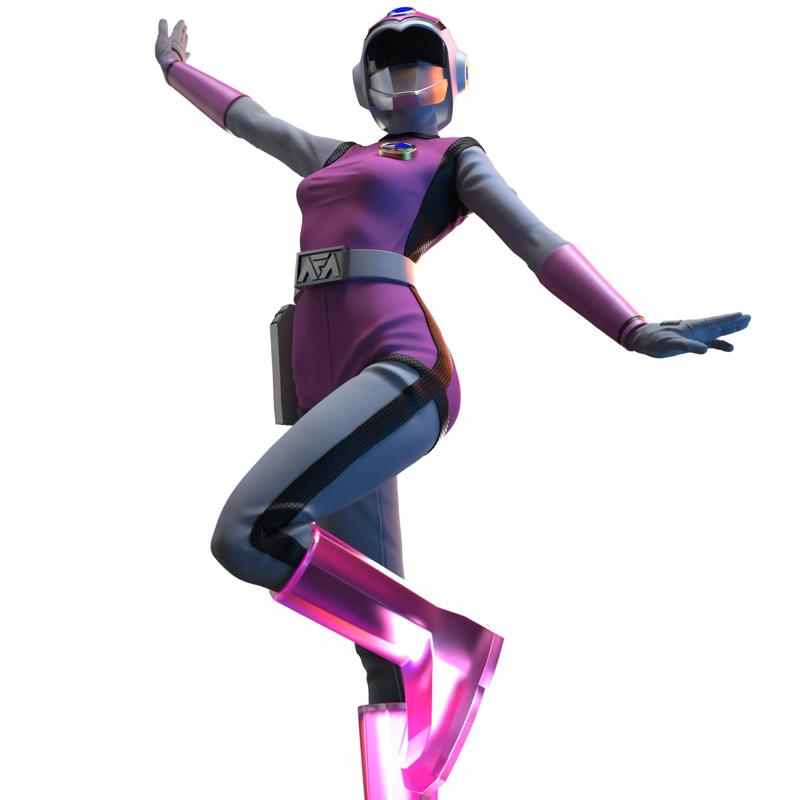 Chounshinsei Flashman - Pink Flash