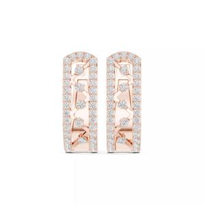 Diamond Hoops Earrings 3dm stl renders animation videos details