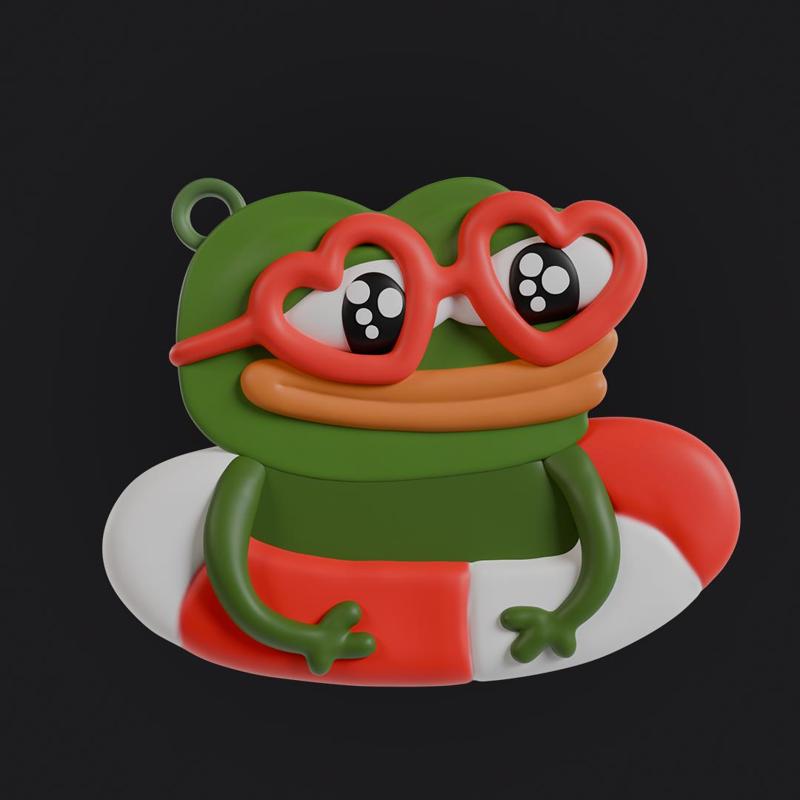 Summer Peepo Keychain