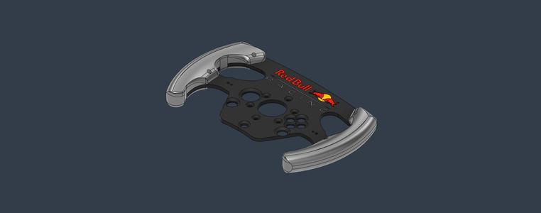 3D FORMULA 1 STEERING KIT FOR THRUSTMASTER T300 (REDBULL)