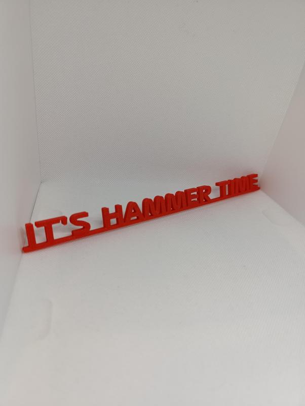 Logo "It’s Hammer Time" – F1 Lewis Hamilton Inspired