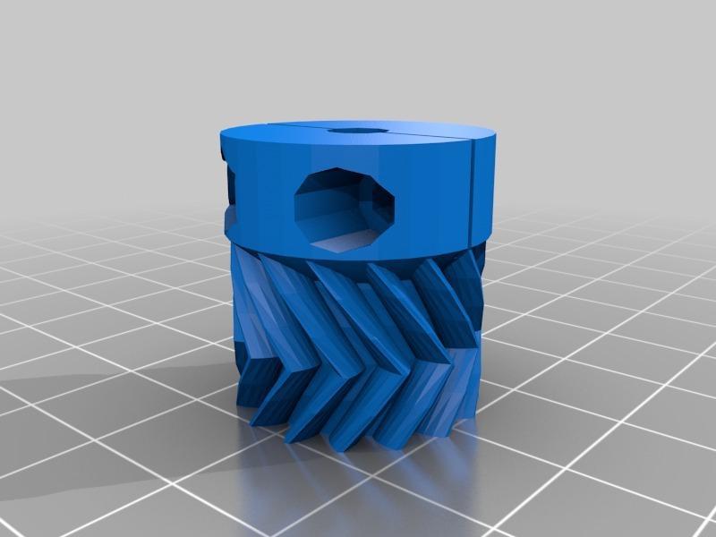 parametric clamp small gear  for wade extruder