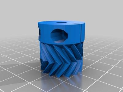 parametric clamp small gear  for wade extruder