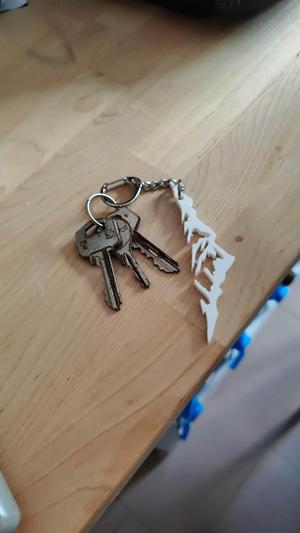 Climbing keychain