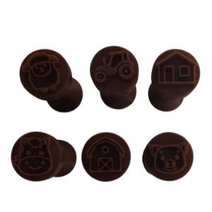 Kit 6 Carimbo de brigadeiro Fazenda