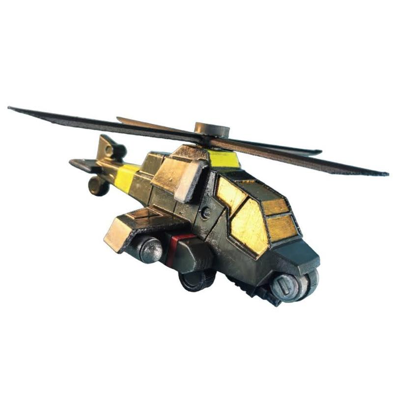 R-Shobu Metal Slug Chibi Apache Helicopter