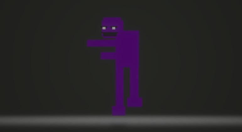 purple guy 8 bits FNAF 3