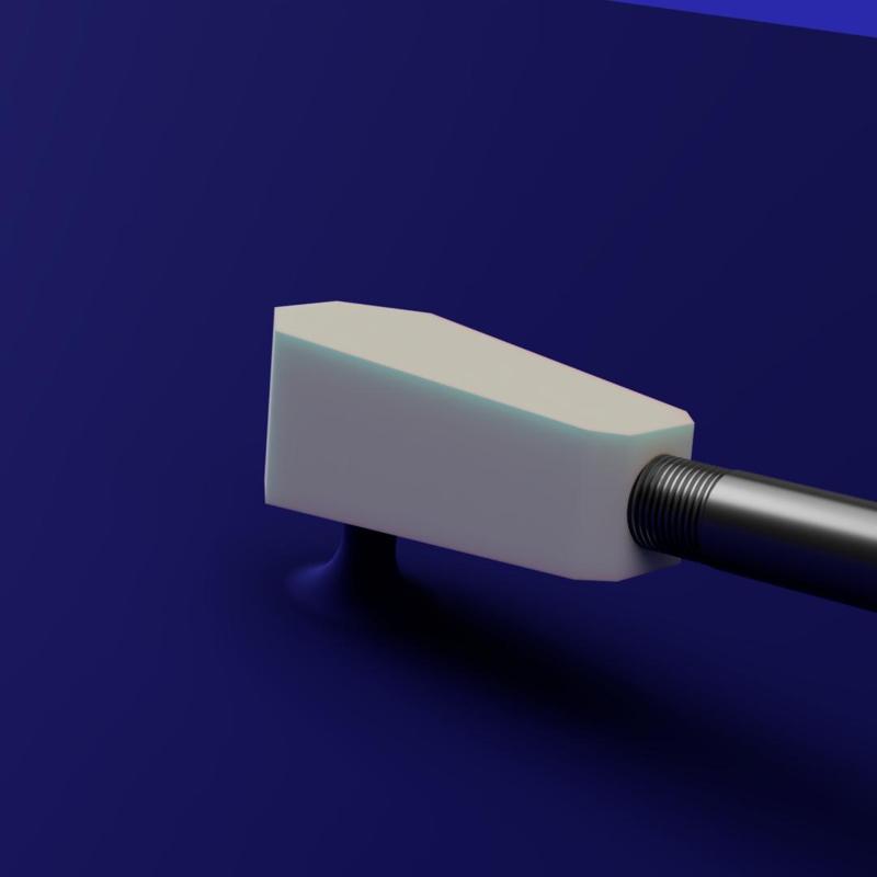 Car Trunk Shock Absorber Bracket | 10mm Sphere | Thread M8x1.25