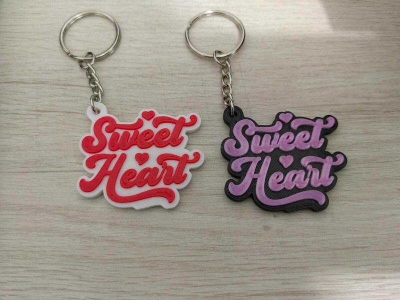 keychain sweet heart