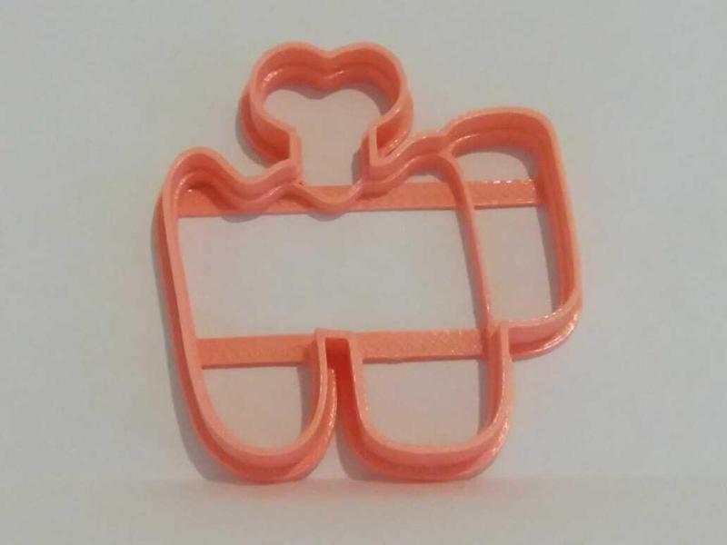 AMONG US COOKIE CUTTER - DEAD CREW MEMBER