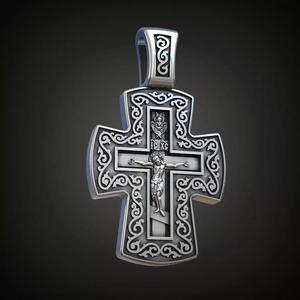 Cross orthodox Jesus crucifixion cherub