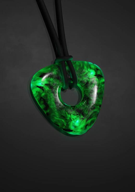 Coraline Pendant Seeing Stone coraline