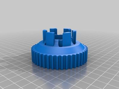 Longboard Wheelpulleys, 44 and 48 teeth HTD5 versions