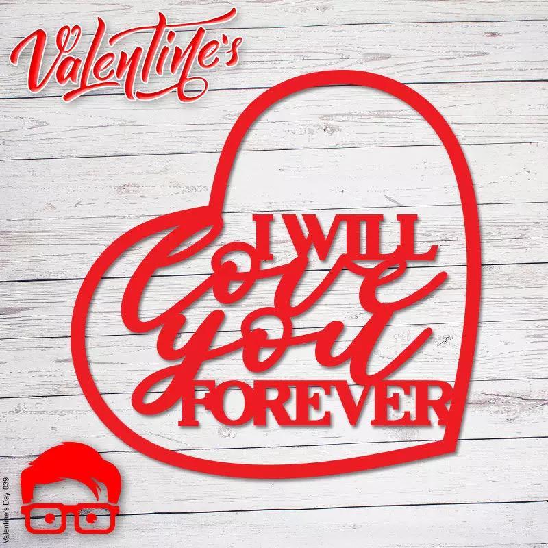 Valentines Day heart ornament gift for your loved one