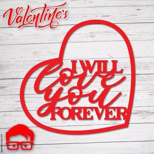 Valentines Day heart ornament gift for your loved one