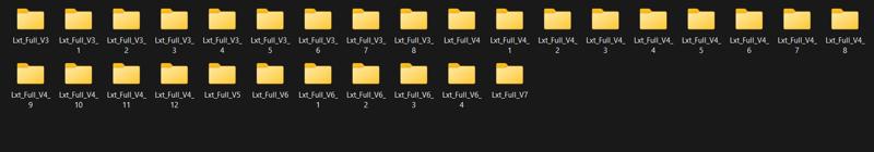 LXT Full tooth library for Exocad