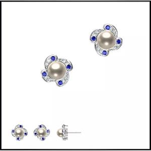 JCD Format Elegant gold pearl earrings jewelers file set