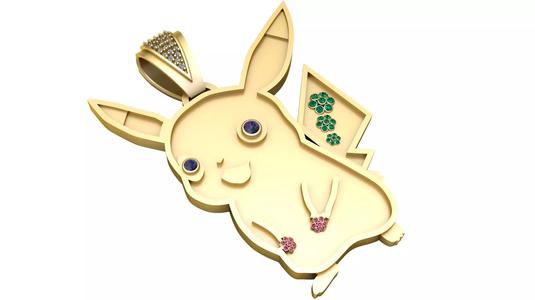 POKEMON CHARACTER PENDANT 3D PRINTABLE MODEL