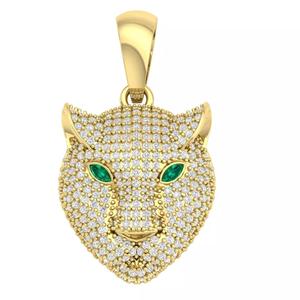 Head panther pandent jewelry