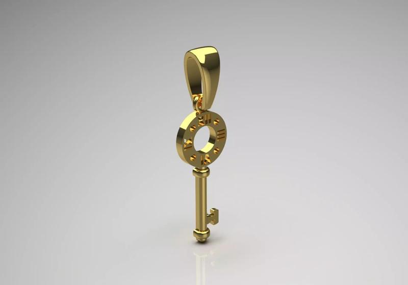 girl gold pendant gp0079